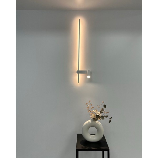 Бра, настінний світильник Nowodvorski 11578 Easy Left LED+GU10 MR11 11W+10W 3000K 450Lm IP20 білий - фото №1