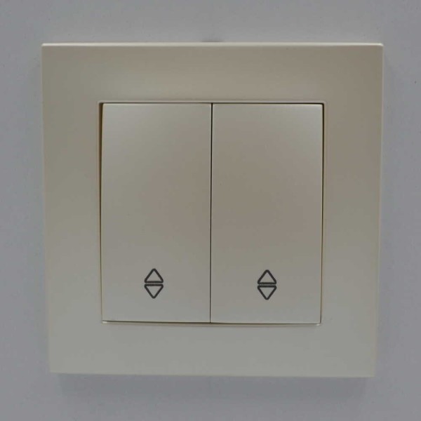 Выключатель ELBI ZENA Silverline жемчужина 2кл проходной без рамки ( 609-012500-211 ) - фото №1