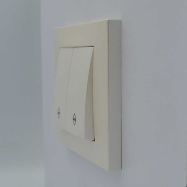 Выключатель ELBI ZENA Silverline жемчужина 2кл проходной без рамки ( 609-012500-211 ) - фото №2