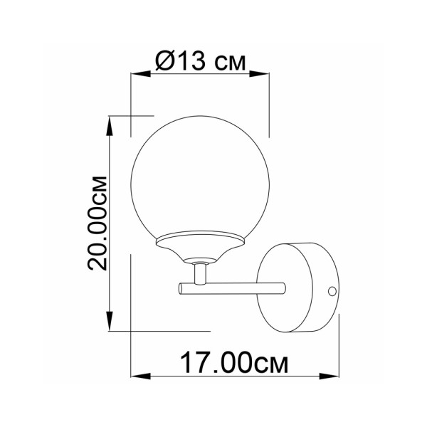 Бра, настінний світильник Imperium Light 140120.12.69 Frost E14 1x40W IP20 Золотий - фото №1