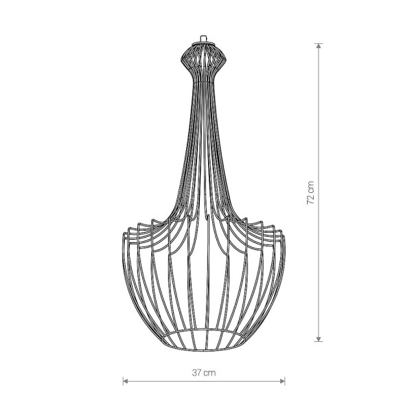 Абажур Nowodvorski 8597 Cameleon LuKsor S E27 Bl - фото №1