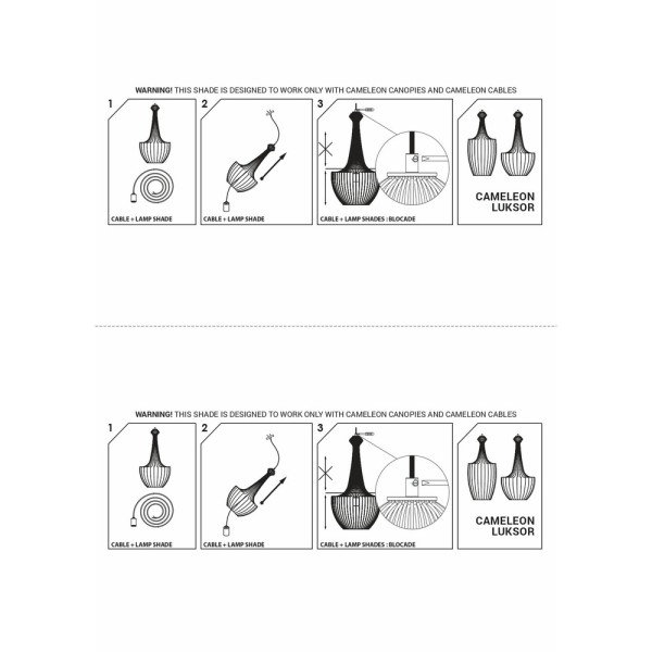 Абажур Nowodvorski 8597 Cameleon LuKsor S E27 Bl - фото №2