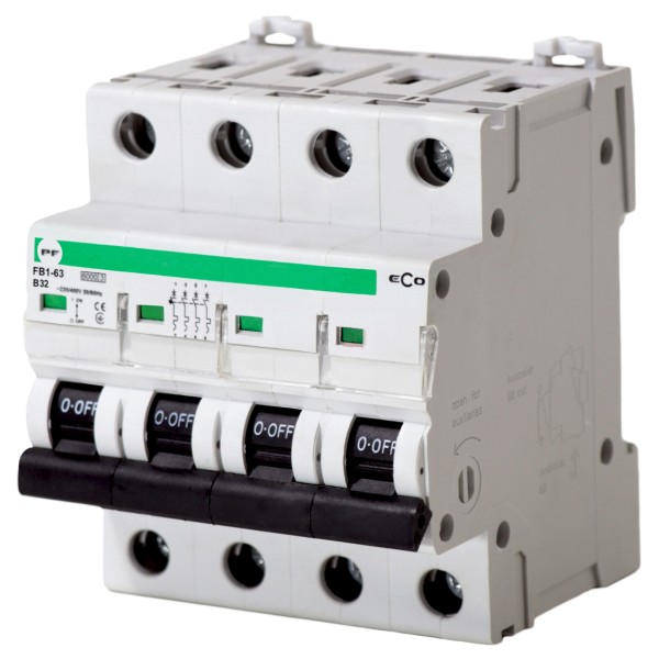 Автоматичний вимикач Promfactor ECO FB1-63 4P B 32A 6кА (FB1B4032)