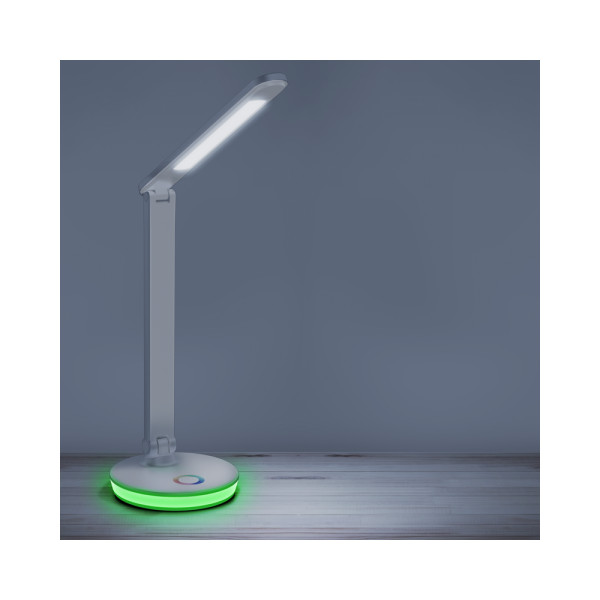 Настольная лампа Goldlux 325037 Neptun Led 1x7W 4000K+RGB 450Lm IP20 Белая - фото №2