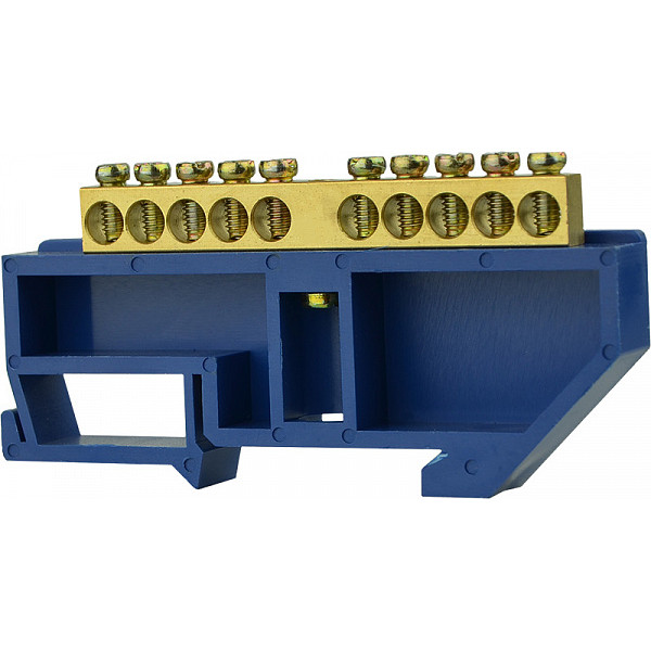 Нульова шина Аско-Укрем ВС-4А на 10 отворів (A0150120050) - фото №1