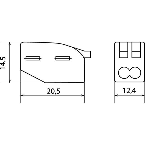 Клемма Аско-Укрем АСС-102 (A0130010053) - фото №3