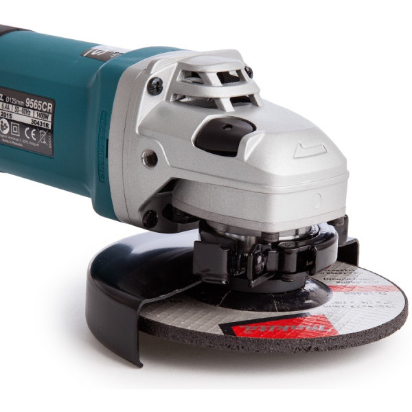 Кутова шліфувальна машинка Makita 9565CVR 1400Вт - фото №4