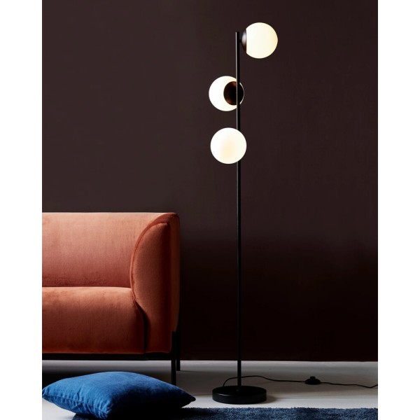 Торшер Nordlux 48613003 Lilly E14 3x25W IP20 черный - фото №1