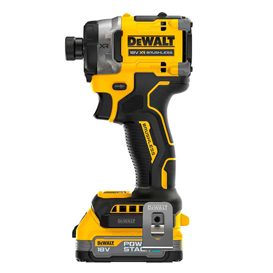 Ударний акумуляторний безщітковий шурупокрут DeWALT DCF860E2T XR Li-Ion 18В з 2 акумуляторами - фото №1