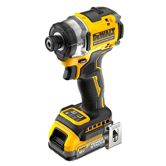 Ударний акумуляторний безщітковий шурупокрут DeWALT DCF860E2T XR Li-Ion 18В з 2 акумуляторами - фото №3