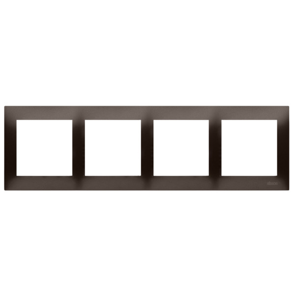 Четырехместная рамка Kontakt Simon Simon 54 Premium DR4/46 (бронза) - фото №1