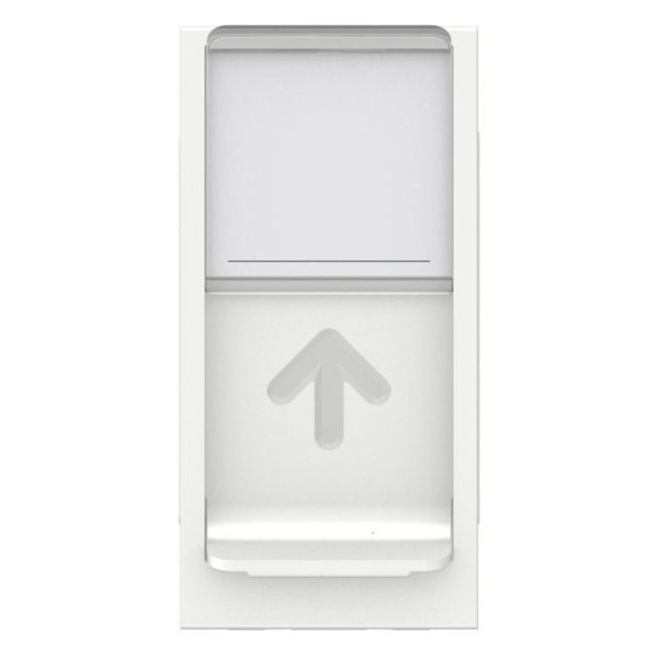 Центральная плата Schneider Electric NU946018 от розетки RJ45 Keystone/Systimax 1М (белая) - фото №1