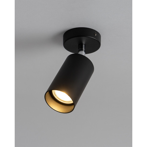 Светильник поворотный, спот Nowodvorski 6018 Eye Spot GU10 1x10W IP20 черный - фото №1