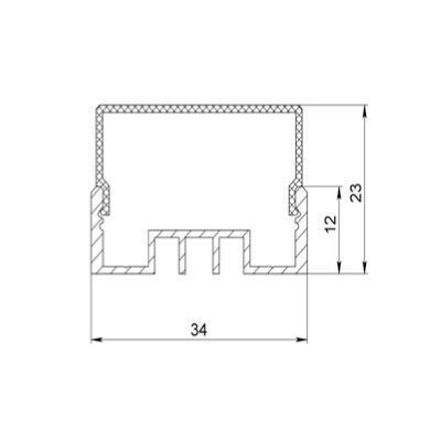 LED-профіль ЛСО, 2м (ЛСО_2) - фото №2
