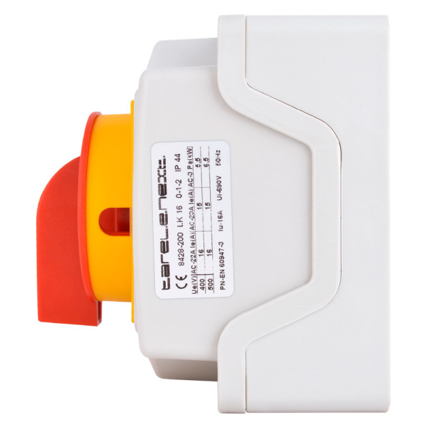 Корпусный пакетный переключатель E.Next LK25/4.322-ОК/45 0-1-2 25А IP44 под пломбирование (8428-200) - фото №1