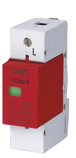 Ограничитель импульсного перенапряжения CNC YCS6-В 1Р 385В (Б00033459)