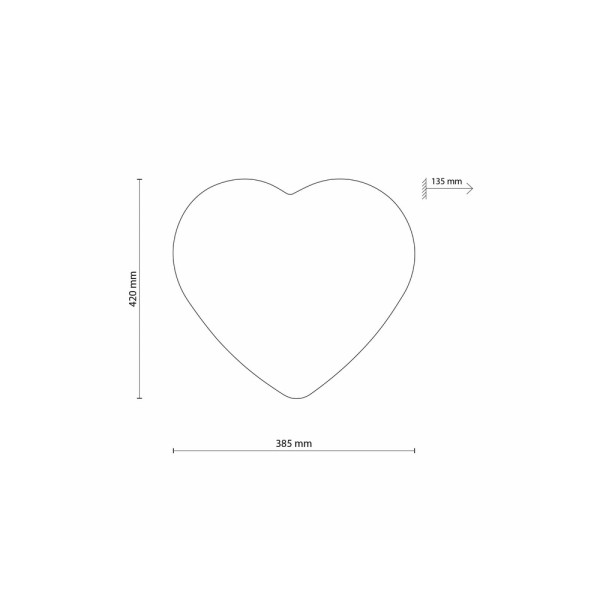 Люстра TK Lighting 5923 Heart E27 2x15W IP20 - фото №3
