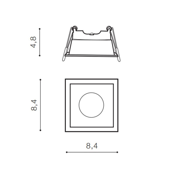 Точечный светильник AZzardo AZ4076 Milet Bk - фото №2