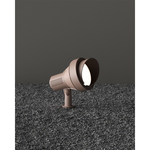 Вуличний світильник Ideal Lux 321622 Terra E27 1x42W IP65 коричневий - фото №1