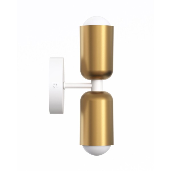 Бра, настінний світильник Pikart 35639-2 E14 2x7W IP20 латунний - фото №1