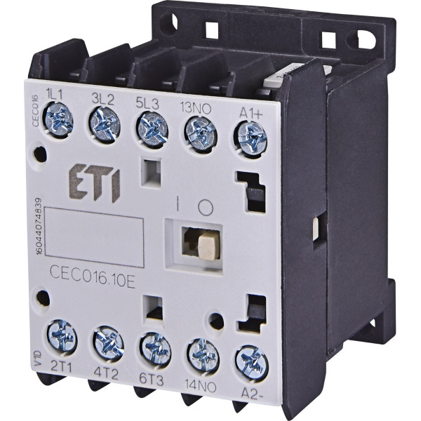 Мініатюрний контактор ETI 004641096 CEC 16.01-230V-50/60Hz (16A; 7.5kW; AC3)