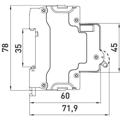 Модульный автоматический выключатель E.Next e.mcb.stand.60.2.C40 2р 40А C (s002121) - фото №6