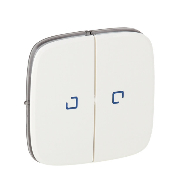 Клавиша 2-кл. выключателя с подсветкой Legrand Valena Allure белая