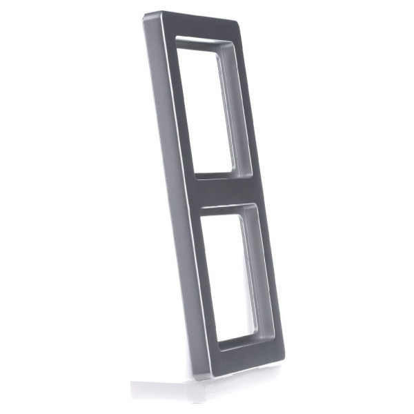 Рамка 2-местная алюминий Berker Q.1 - фото №2