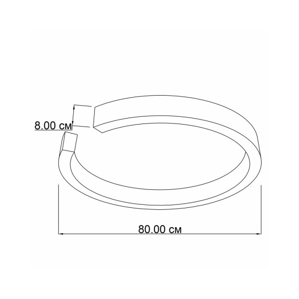 Потолочный светильникImperium Light 377180.05.91 Sigma LED 1x28W 3000K Lm IP20 - фото №2