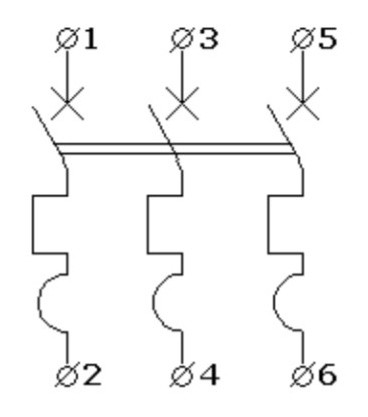 Автоматический выключатель ECOHOME ECO 3p С 32A - фото №3