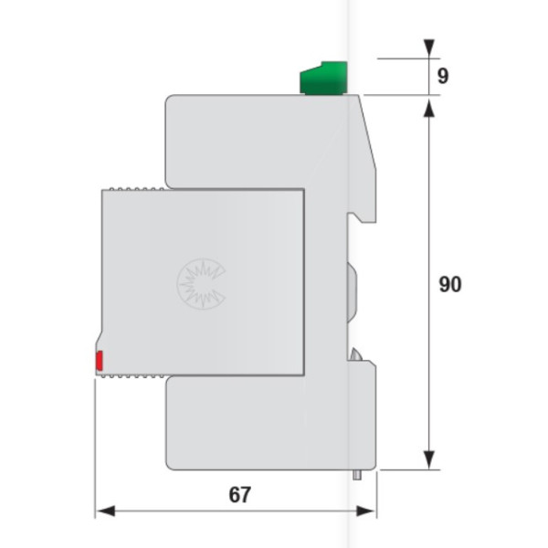 Ограничитель перенапряжения ETI 002442940 ETITEC V 2T2 255/20 (2+0) - фото №1