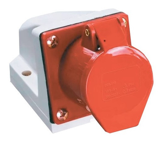 Накладная силовая розетка TNSy 114 3Р+PЕ 16А 380В IP44 (TNSy5500407)