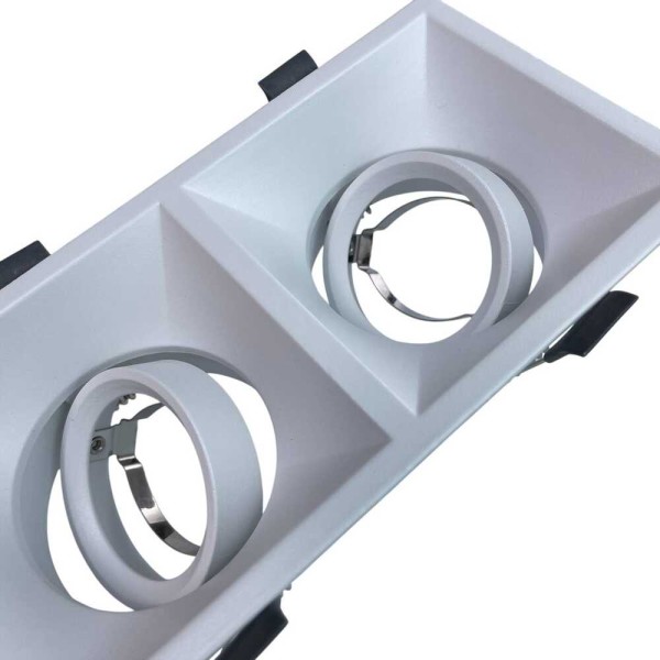 Светильник точечный Violux TORINO-2L GU10 IP20 белый ( 132002 ) - фото №3