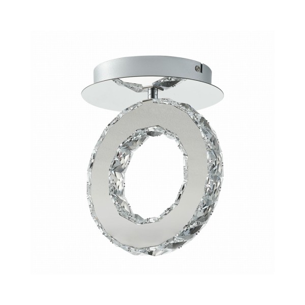 Світильник стельовий Zuma Line MX3713-1-3CT Girona Led 1x10W 3000K 1100Lm IP20 Chrome