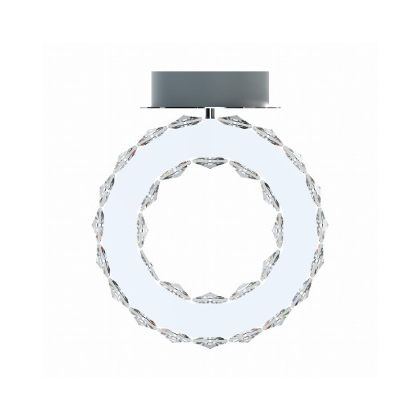 Світильник стельовий Zuma Line MX3713-1-3CT Girona Led 1x10W 3000K 1100Lm IP20 Chrome - фото №4