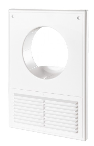 Решетка Домовент ДВ 100 Кс белая 182х252