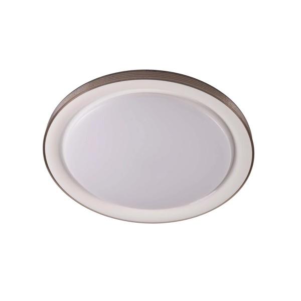 Люстра с пультом светодиодная, потолочный светильник Goldlux 331885 Grazyna LED 1x72W 3000K/4000K/6000K 8000Lm IP44 серая - фото №3