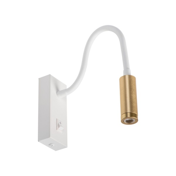 Бра, настенный светильник Kanlux 32518 Tonil LED 1x3.3W 3000K 145Lm IP20 золотой - фото №4