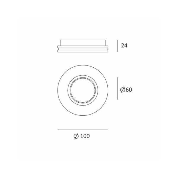 Гіпсовий точковий врізний світильник Imperium Light 406110.01.01 X-Cool GU10/GU5.3 1x50W IP20 - фото №3