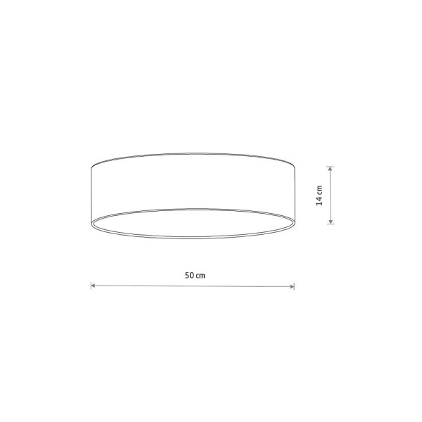 Абажур Nowodvorski 12183 Cameleon Sage Thin L 25W IP20 сіро-зелений - фото №1
