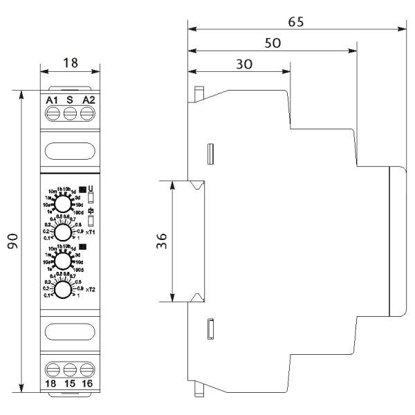Реле часу Promfactor циклічне FRT14 51 - фото №1