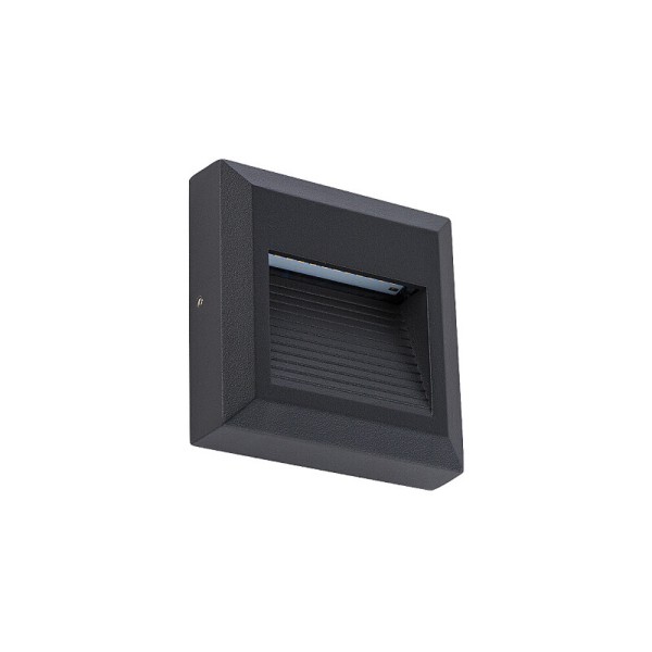 Вуличний світильник Nowodvorski 8148 Sidewal LED 1x3W 3000K 100Lm IP54 чорний - фото №1