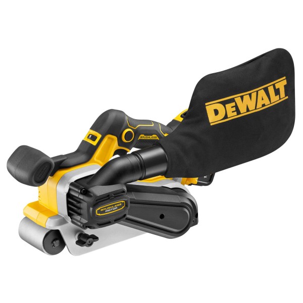 Ленточная бесщеточная шлифмашина DeWALT DCW220P2 XR Li-lon 18В размер ленты 75х533мм - фото №3