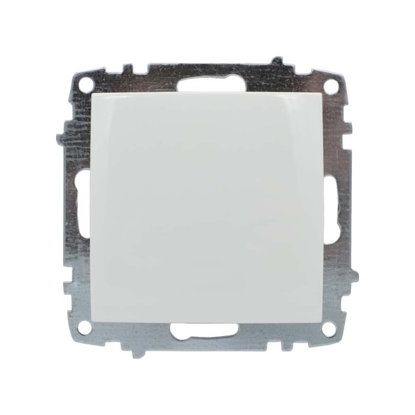 Вимикач ELBI ZENA білий 1кл без рамки ( 609-010200-200 )