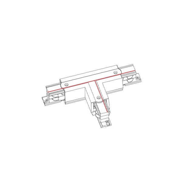 З'єднувач Nowodvorski 8244 CTLS Power T Connector Left 1 T-R1 чорний - фото №2