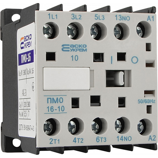 Мініконтактор Аско-Укрем ПМ 0-16-10 B7 24В LC1-K1610 (A0040010135) - фото №1