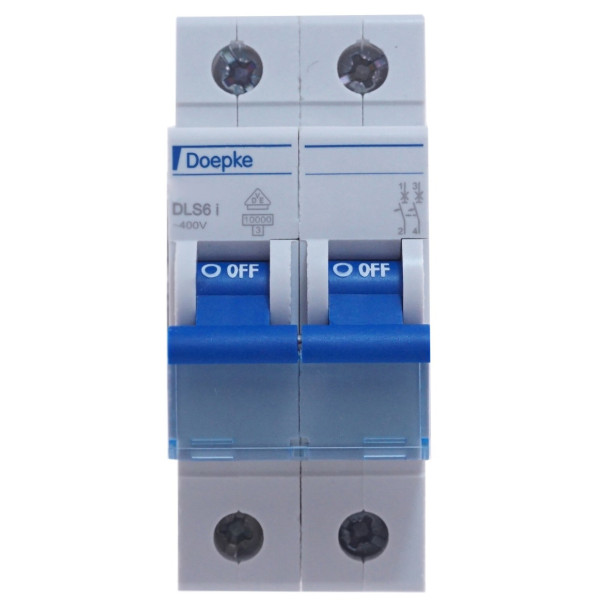 Автоматичний вимикач Doepke DLS6i C63-2 - фото №2