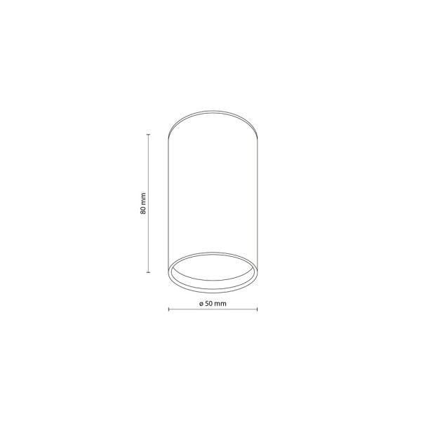 Точковий світильник TK Lighting 5766 Top GU10 1x10W IP20 Wh - фото №4