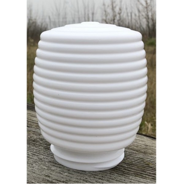 Плафон "Бочонок" пластиковый к НББ/НСП опал - фото №3