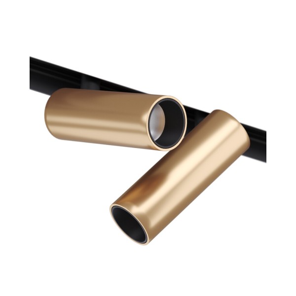 Магнитный трековый светильник Kloodi KDMG-SPOT35 2x7W 3K GD LED 1120Lm IP20 золотой - фото №4